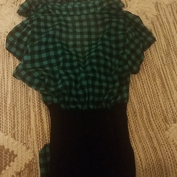 Forever 21 small green checked shirt - Picture 6 of 6